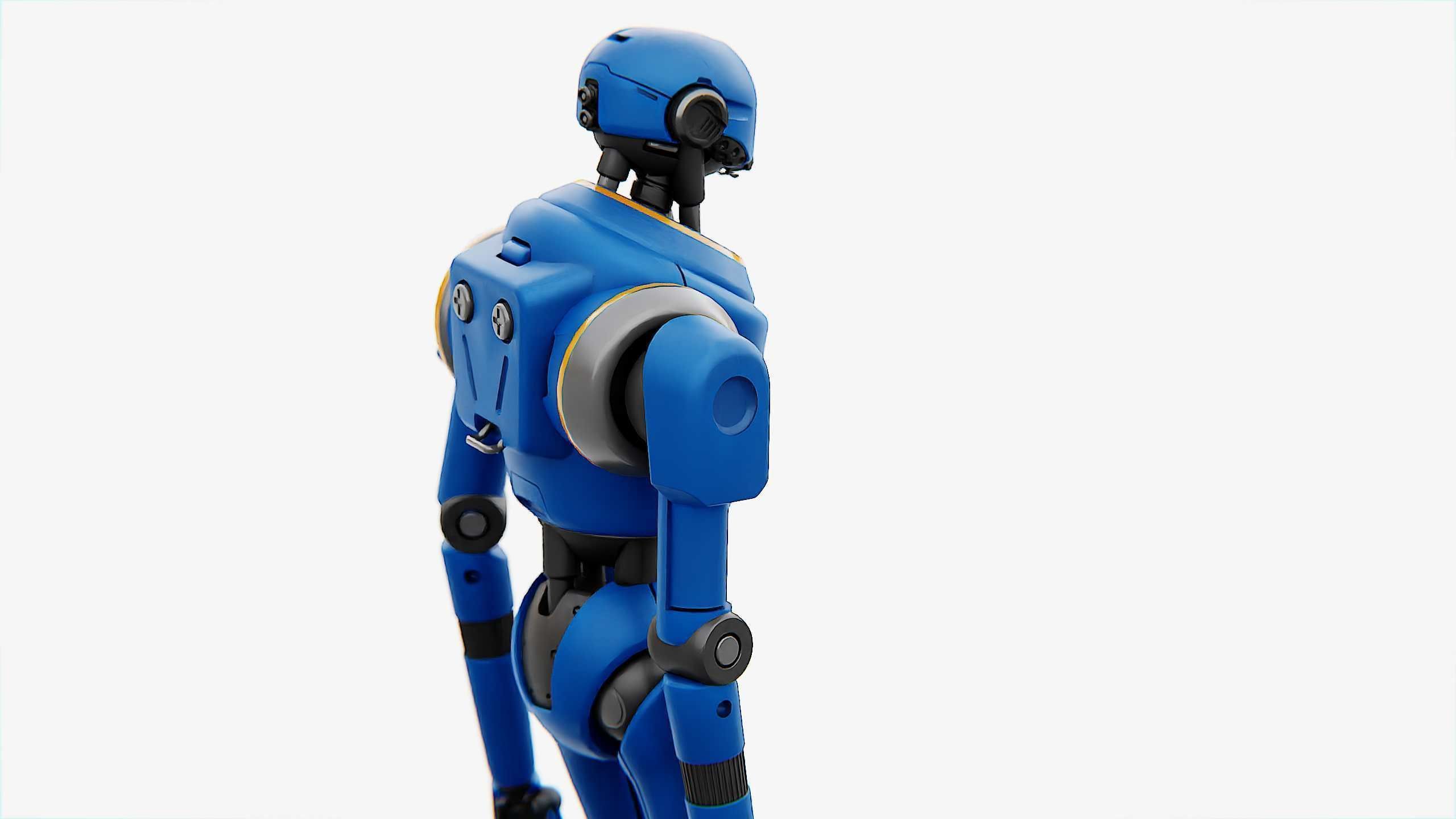 IMPERIAL PROTOCOL DROID V-2   RIGGED 3D model_26