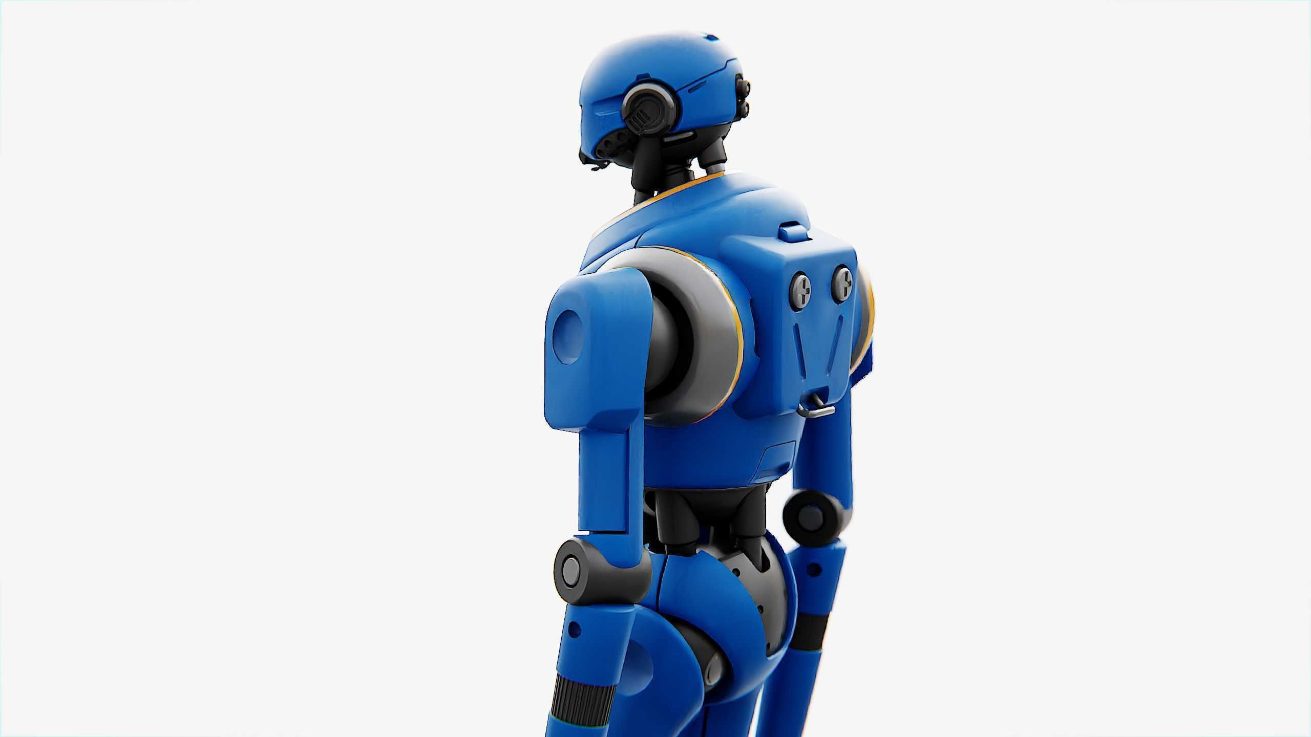 IMPERIAL PROTOCOL DROID V-2   RIGGED 3D model_25