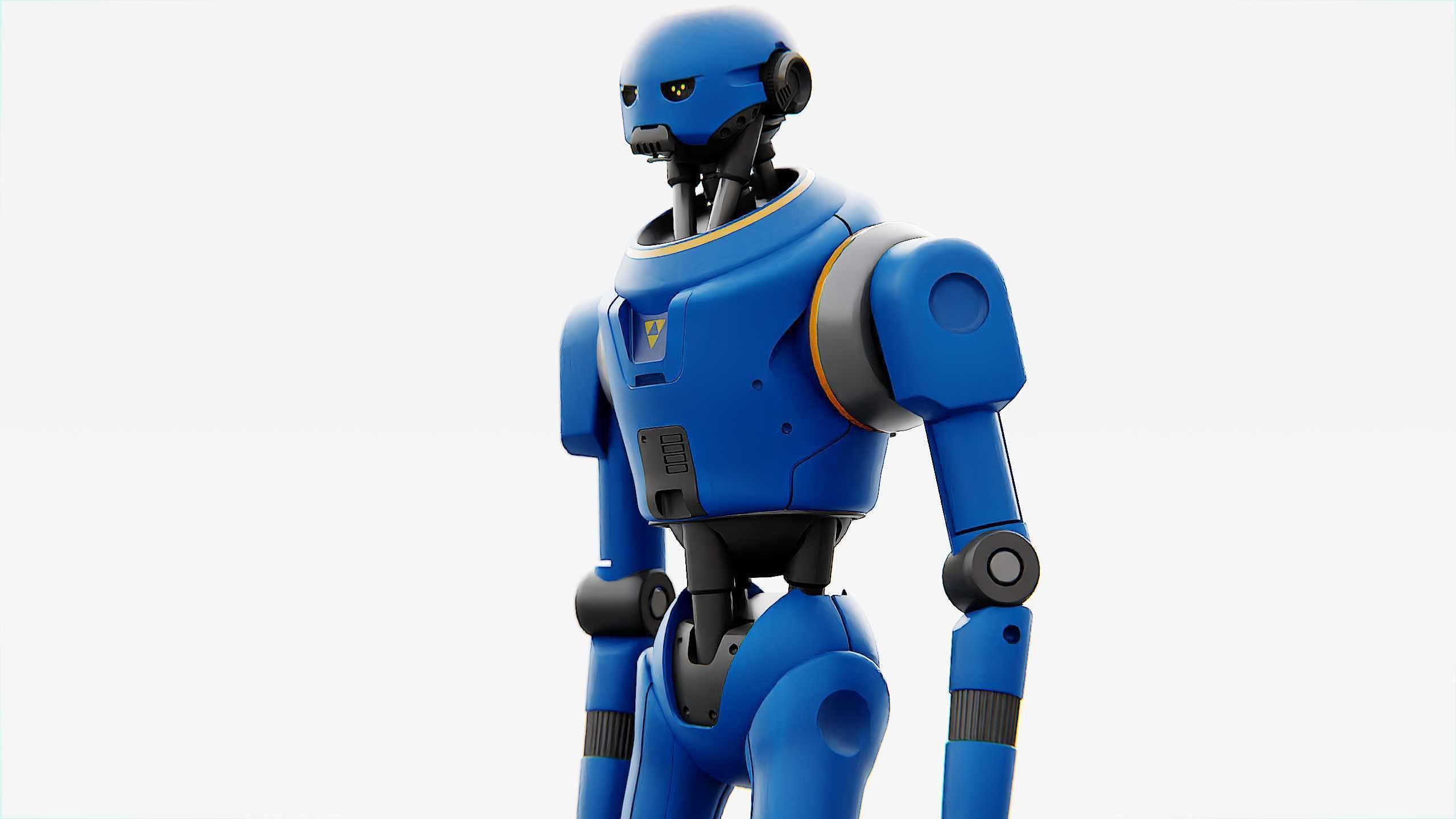 IMPERIAL PROTOCOL DROID V-2   RIGGED 3D model_24