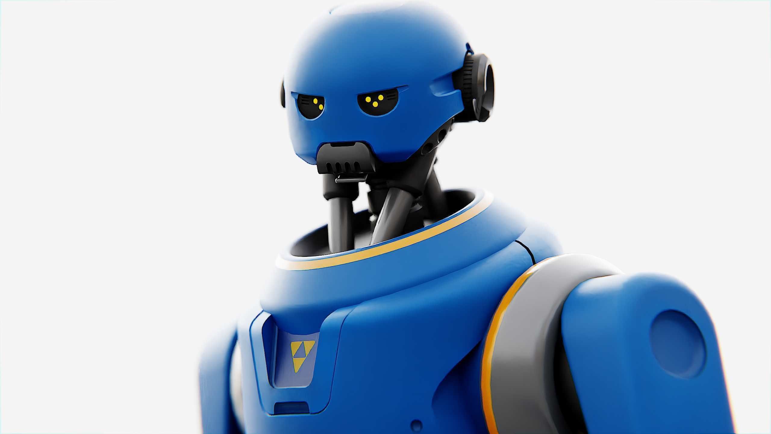 IMPERIAL PROTOCOL DROID V-2   RIGGED 3D model_12