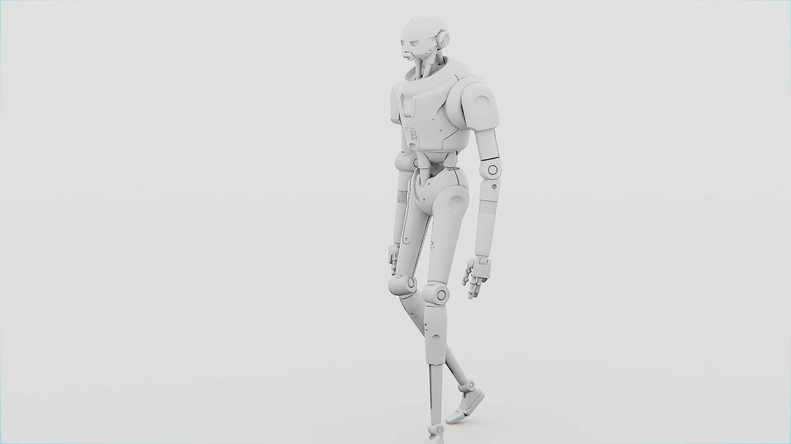 IMPERIAL PROTOCOL DROID V-2   RIGGED 3D model_34