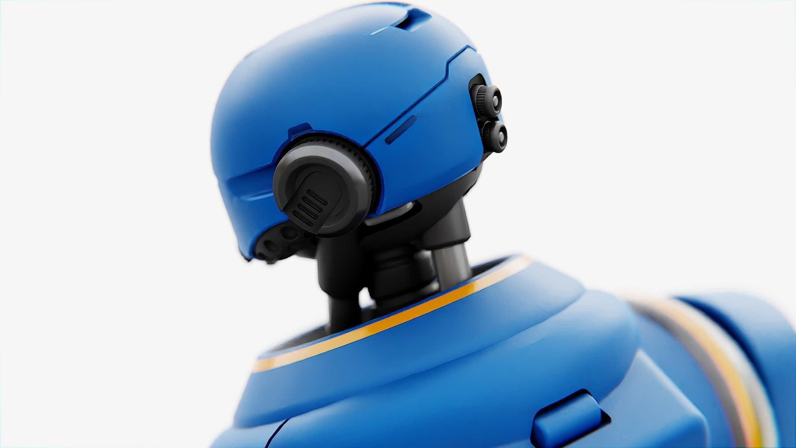 IMPERIAL PROTOCOL DROID V-2   RIGGED 3D model_13