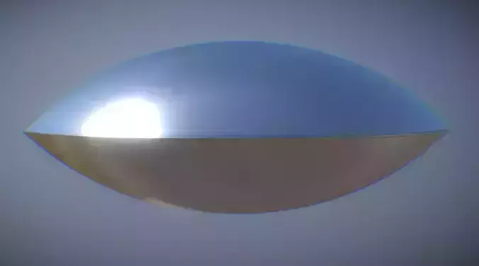 Classical flying saucer UFO