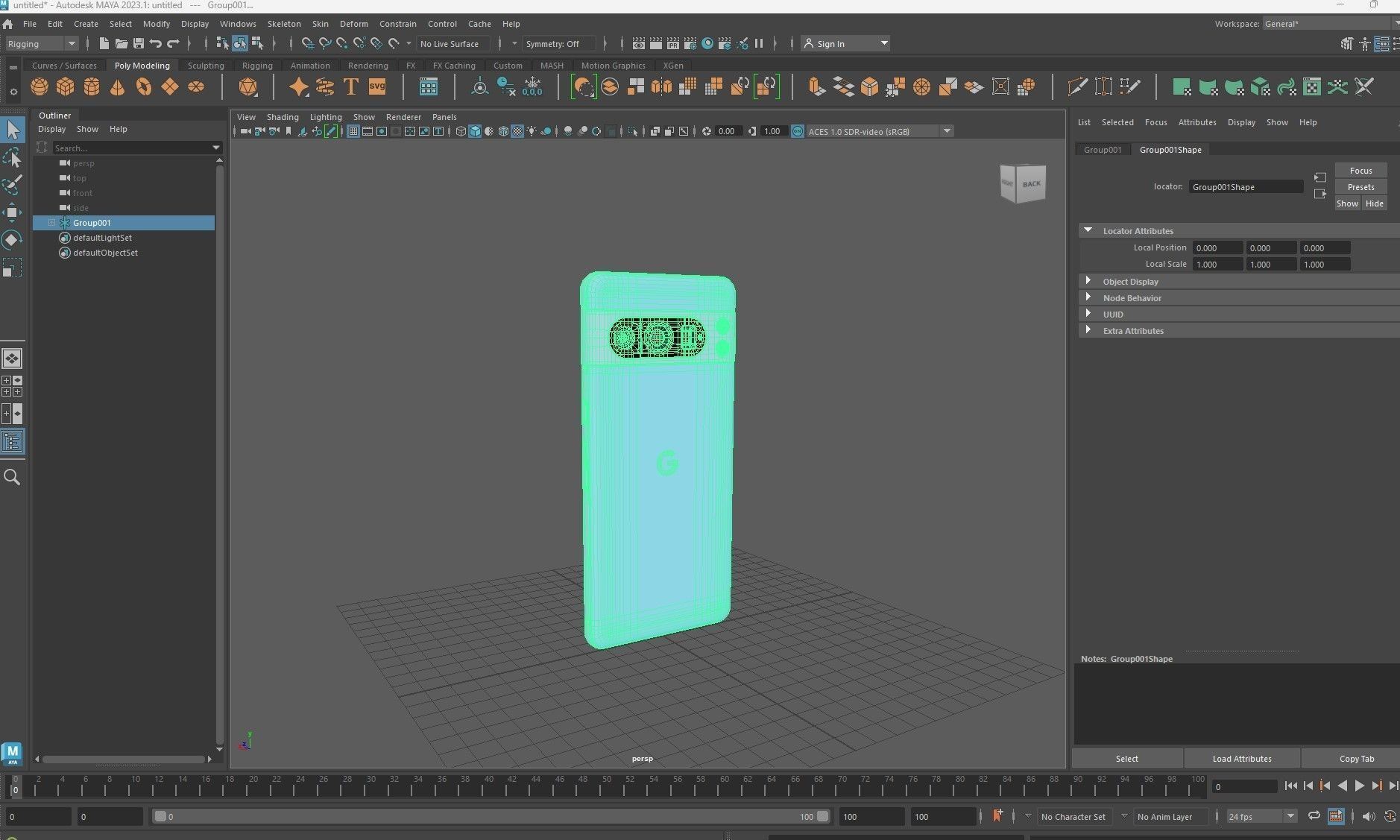 Google Pixel 8 Pro Bay Low-poly 3D model_32