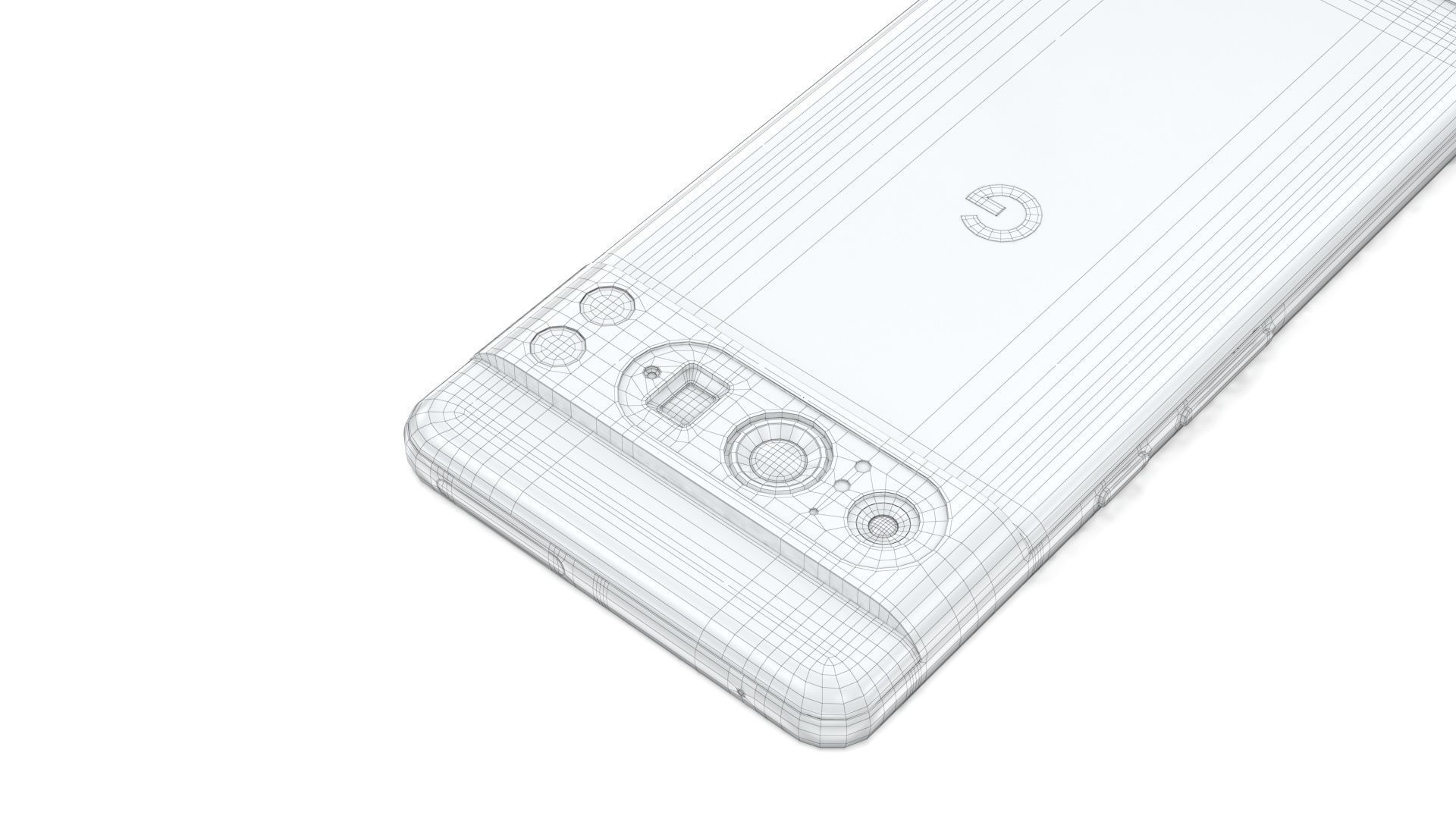 Google Pixel 8 Pro Bay Low-poly 3D model_24