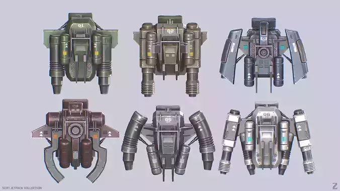 Scifi Jetpack collection 