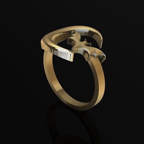 anillo de murcielago  3D print model