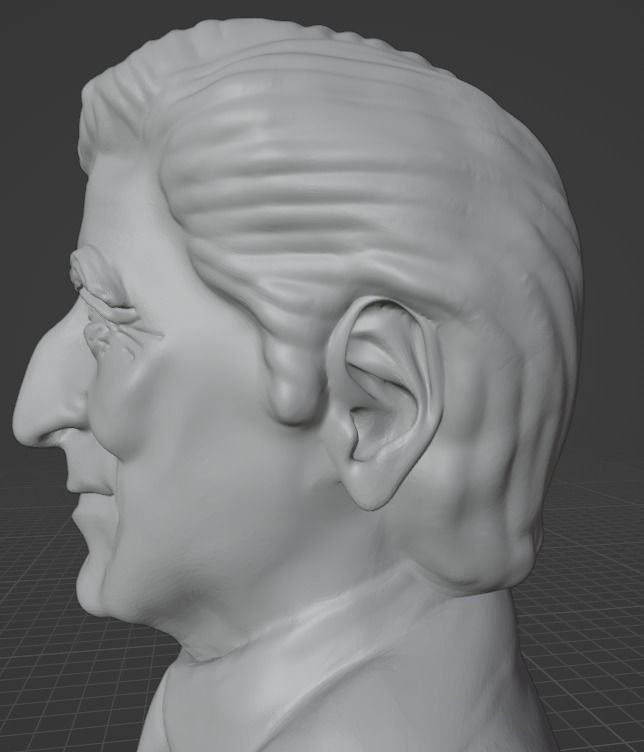 Tony Bennett 3D print model_11