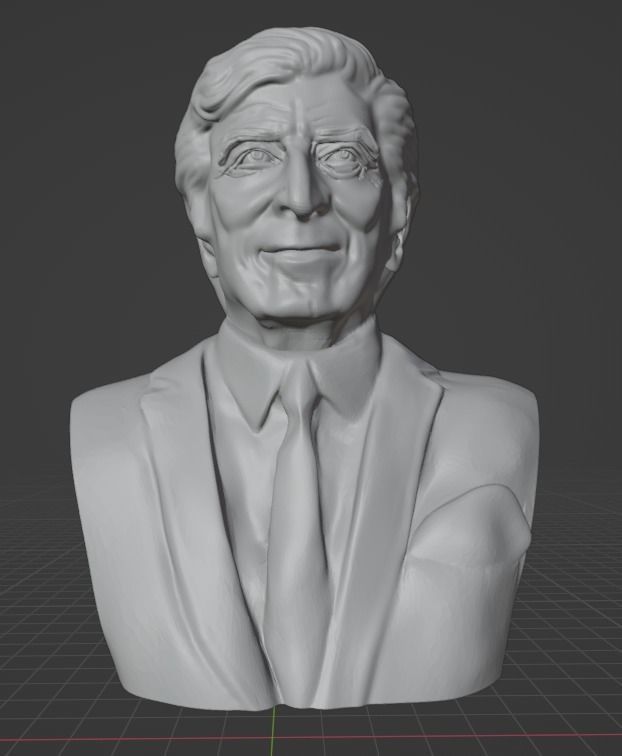 Tony Bennett 3D print model_1