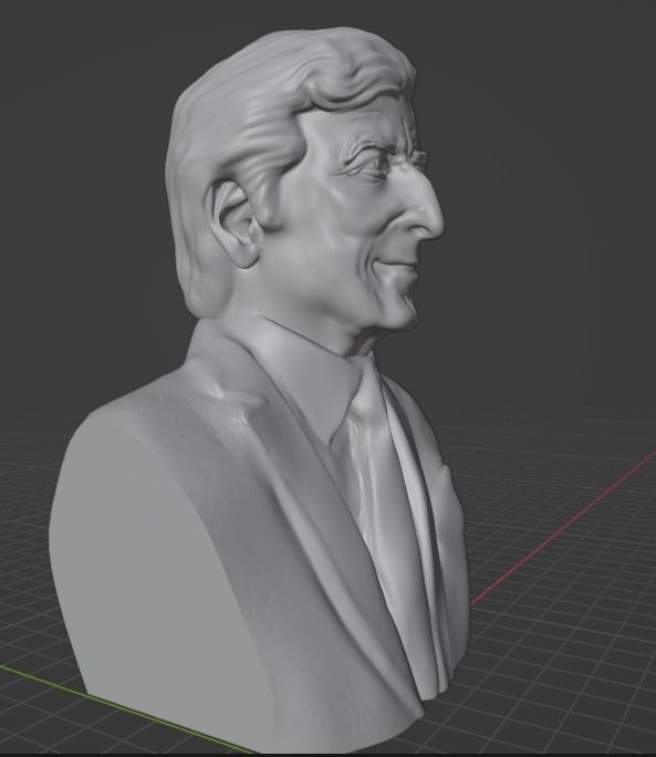 Tony Bennett 3D print model_18