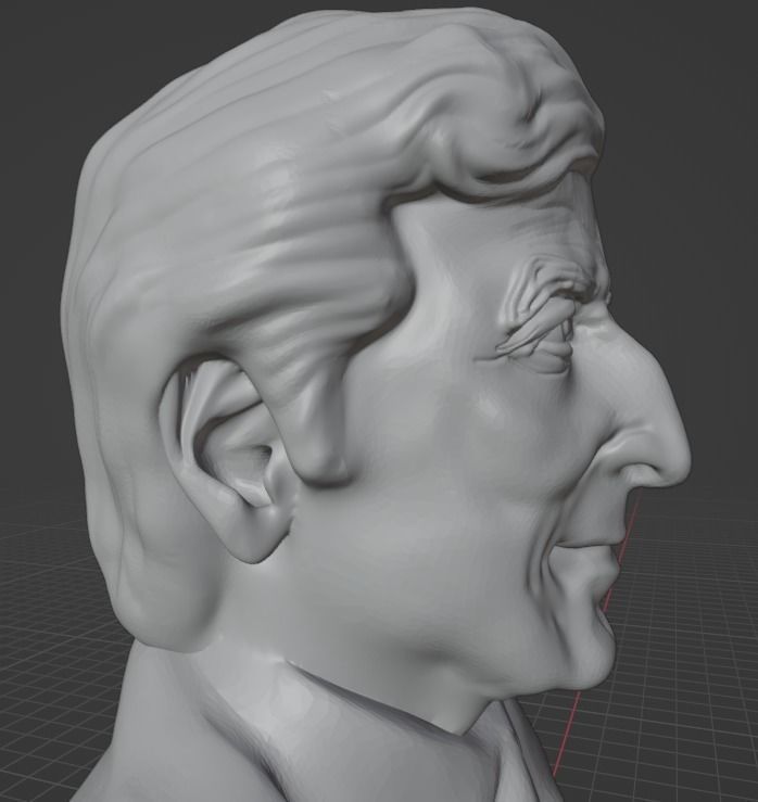 Tony Bennett 3D print model_10