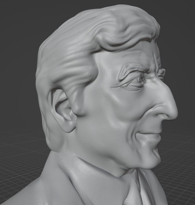 Tony Bennett 3D print model_9