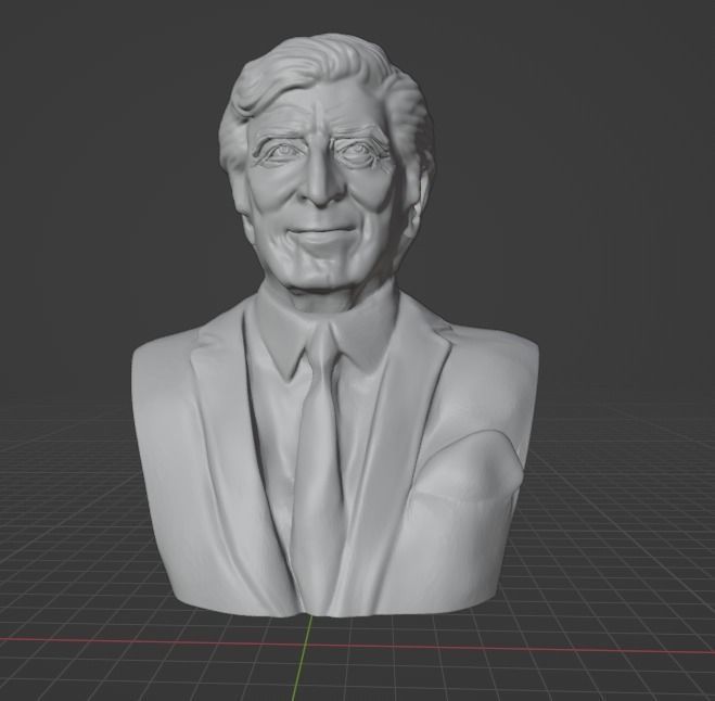 Tony Bennett 3D print model_3