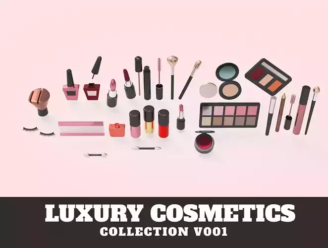 Luxury Cosmetic Skin Care 3d