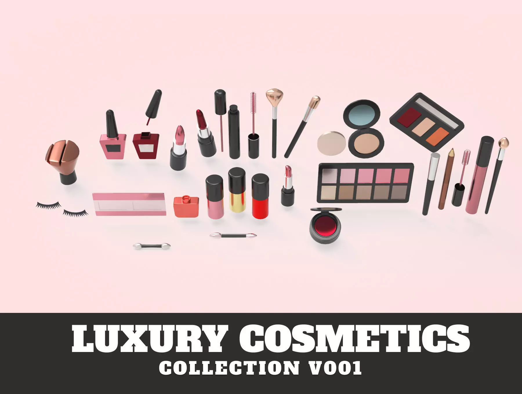 Luxury Cosmetic Skin Care 3d 3D model_0