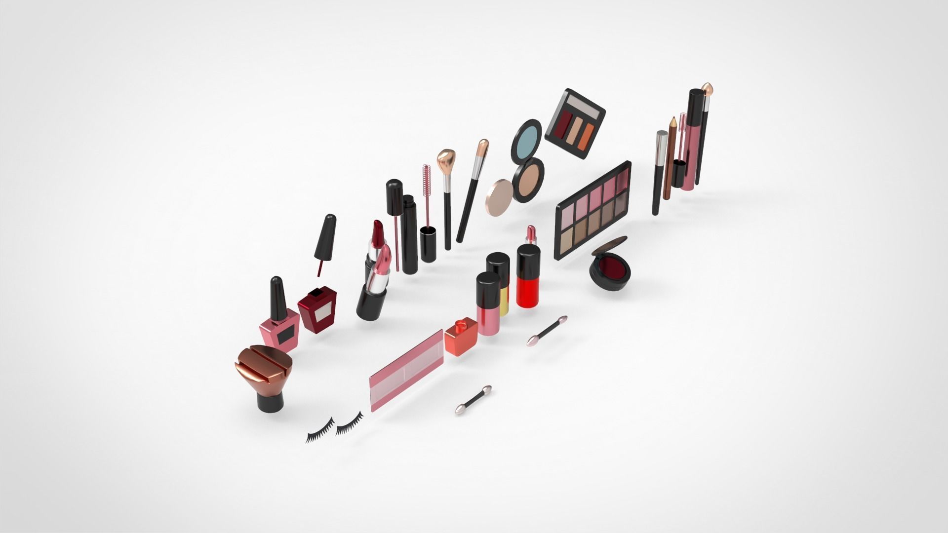 Luxury Cosmetic Skin Care 3d 3D model_3