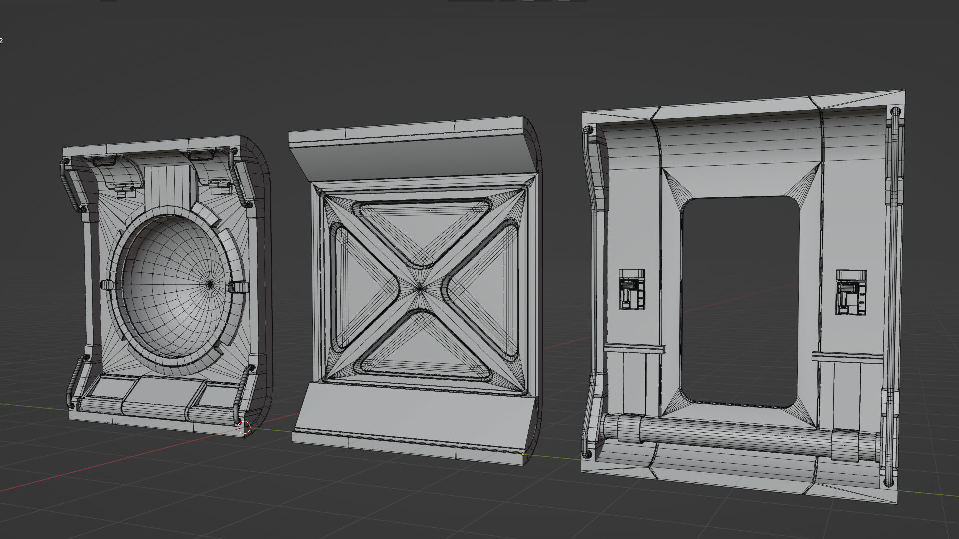 Modular Moon Station 3D model_12