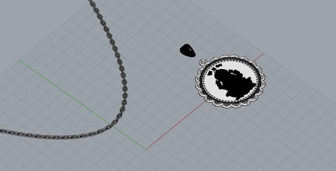 Ganesh Ji Gold Necklace Design  3D print model_6