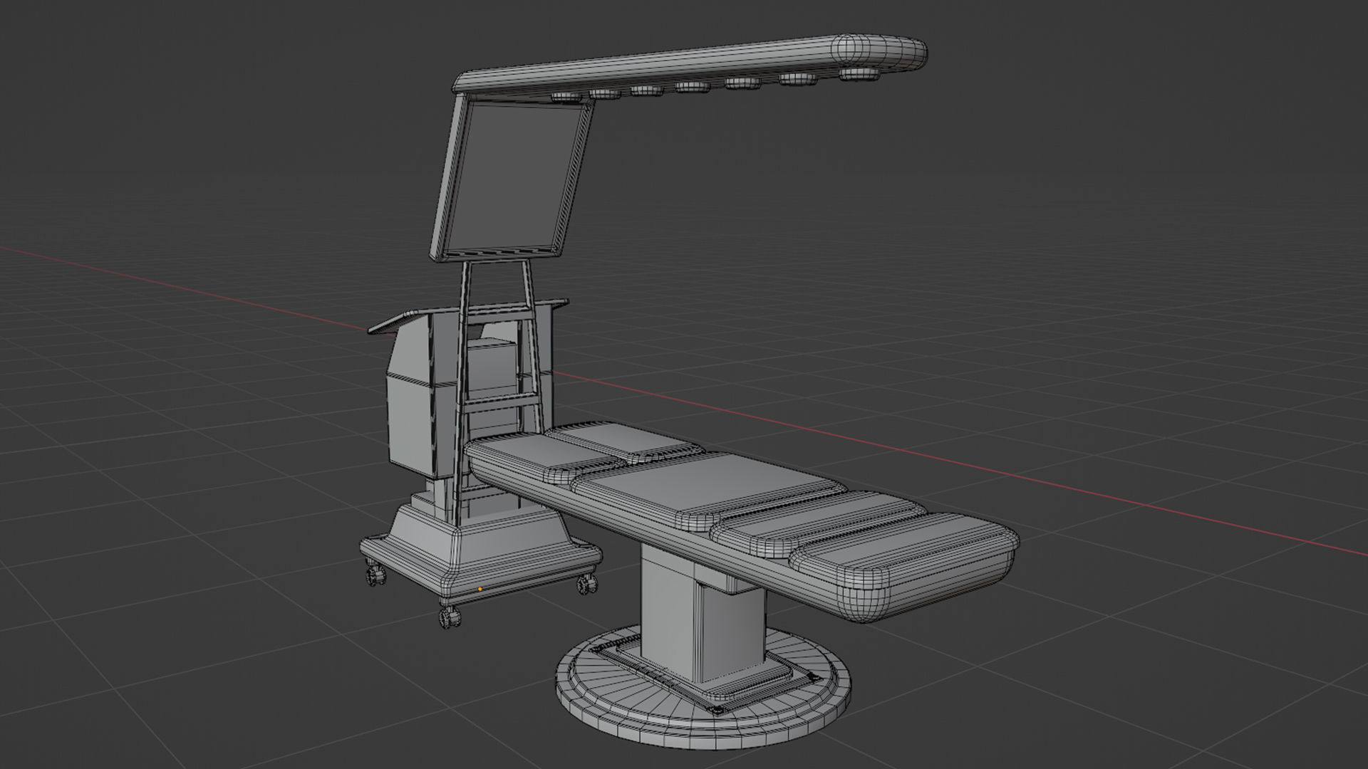 SciFi Space Medical Room 3D model_14