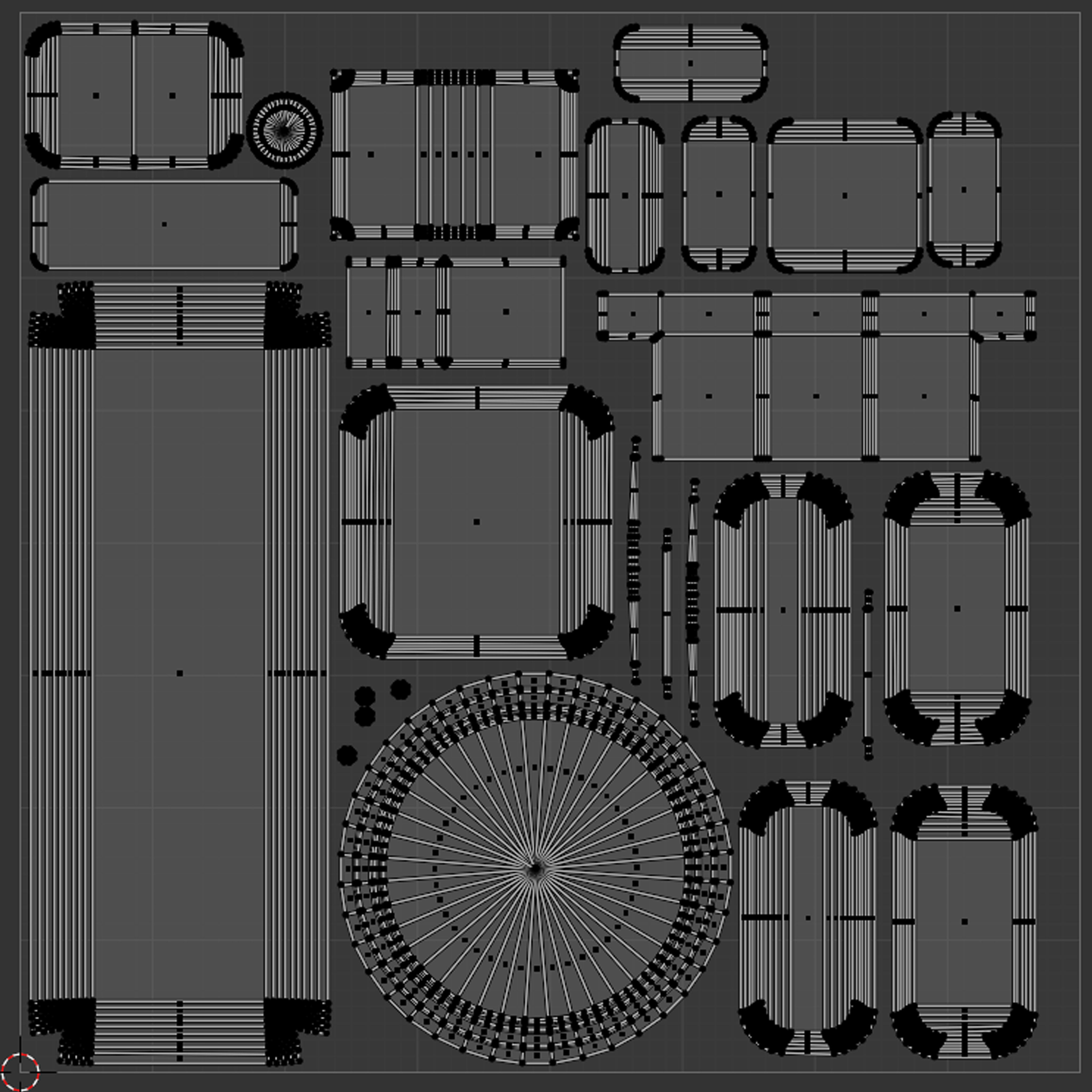 SciFi Space Medical Room 3D model_11