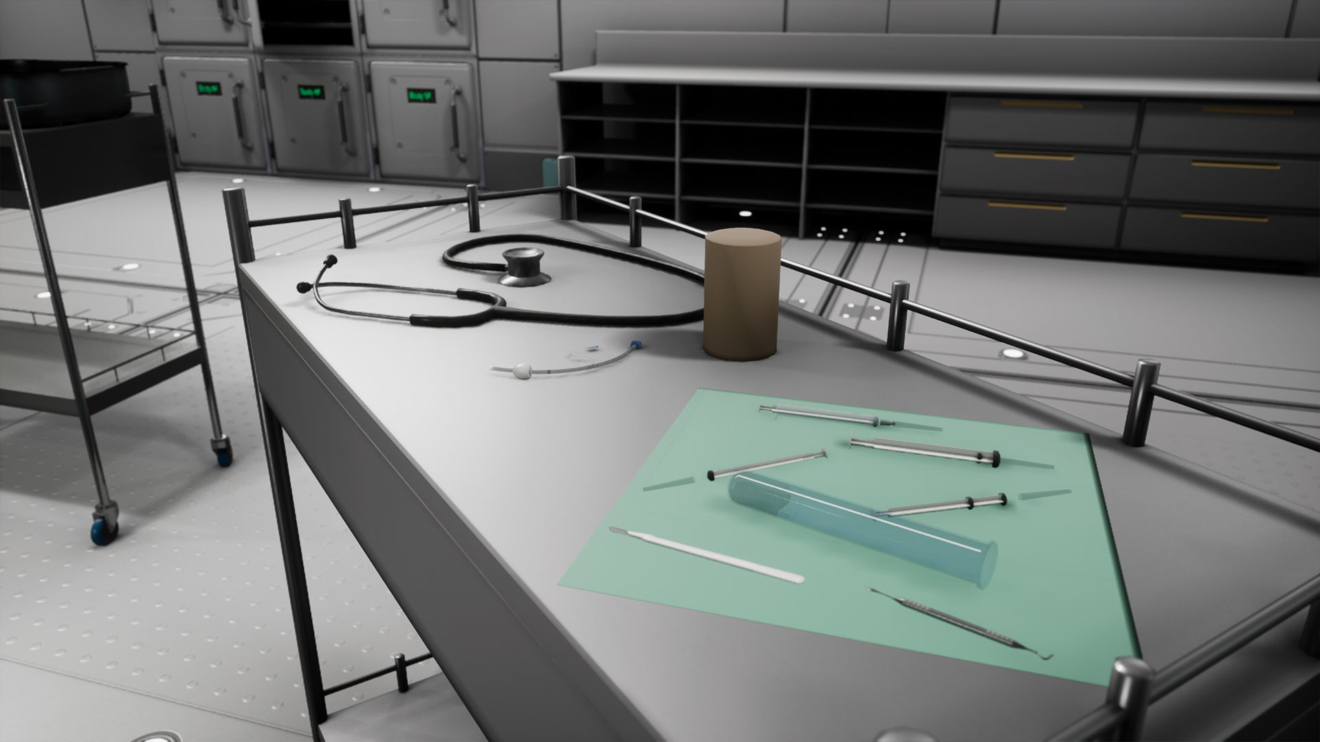 SciFi Space Medical Room 3D model_5