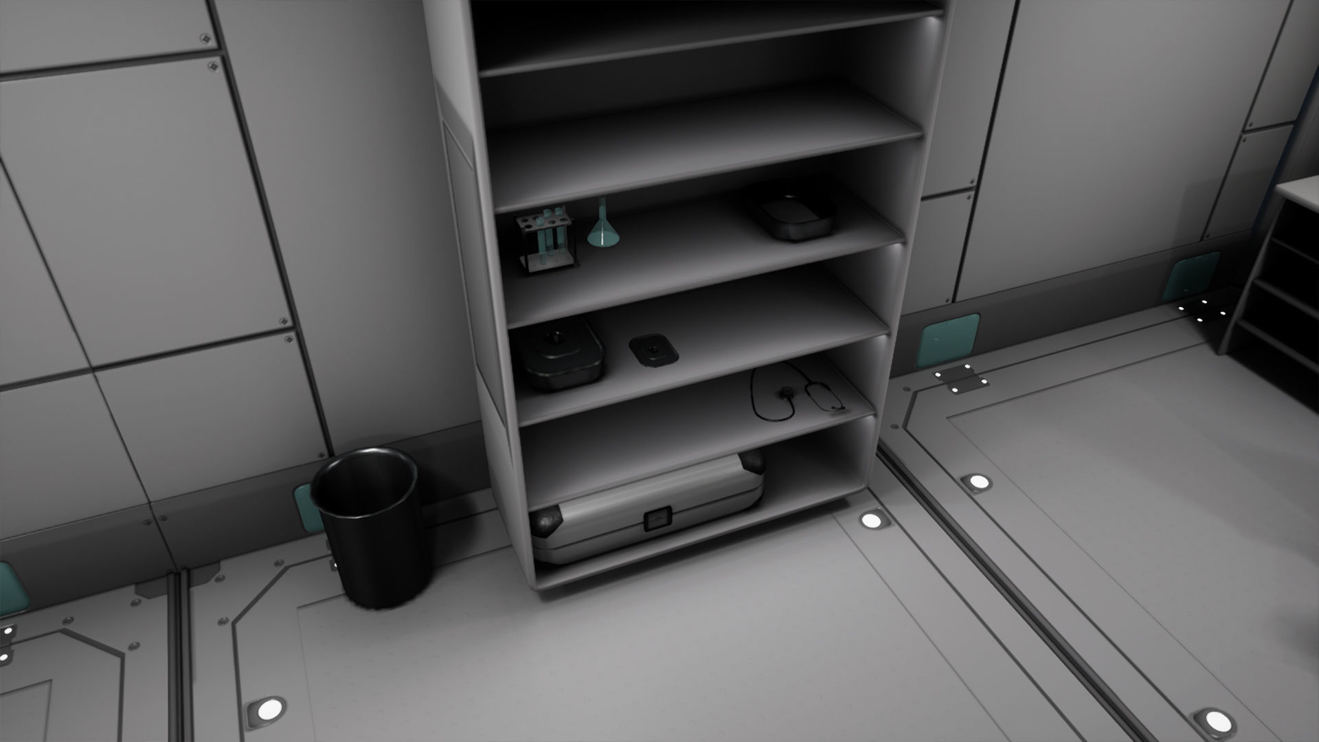 SciFi Space Medical Room 3D model_4