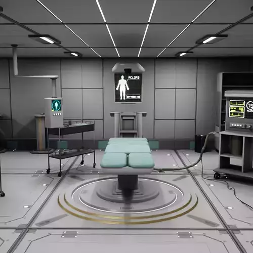 SciFi Space Medical Room