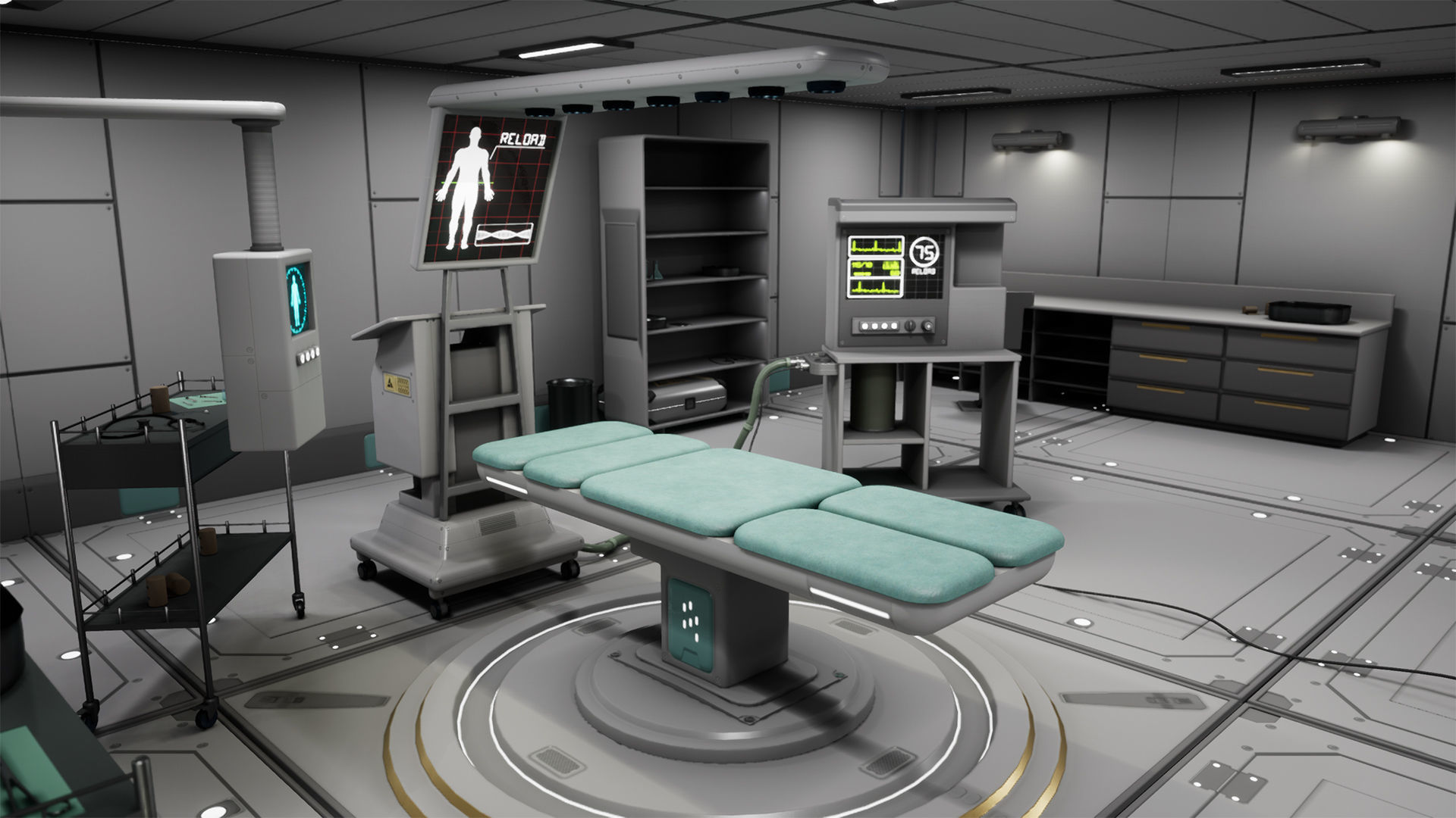 SciFi Space Medical Room 3D model_3