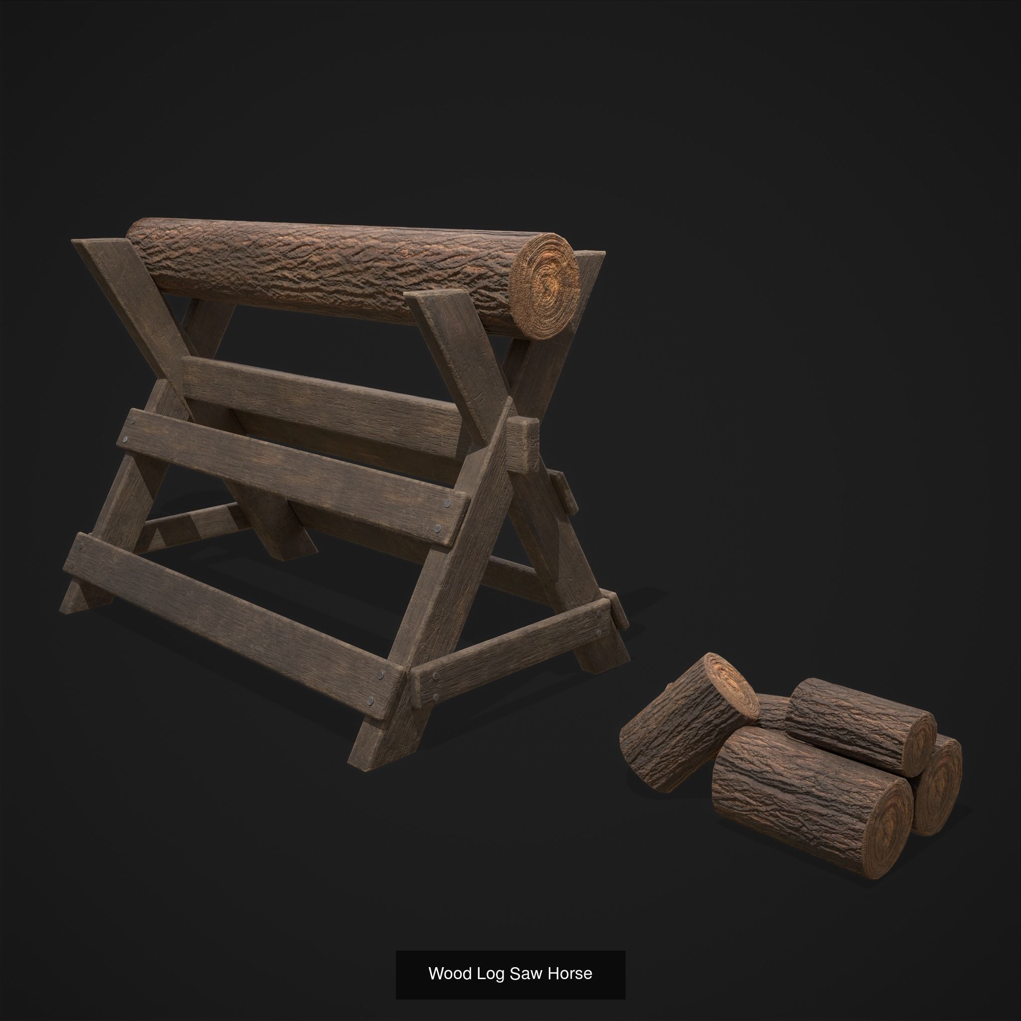 Medieval Prop Mix Sixty Six 3D Model Collection_35
