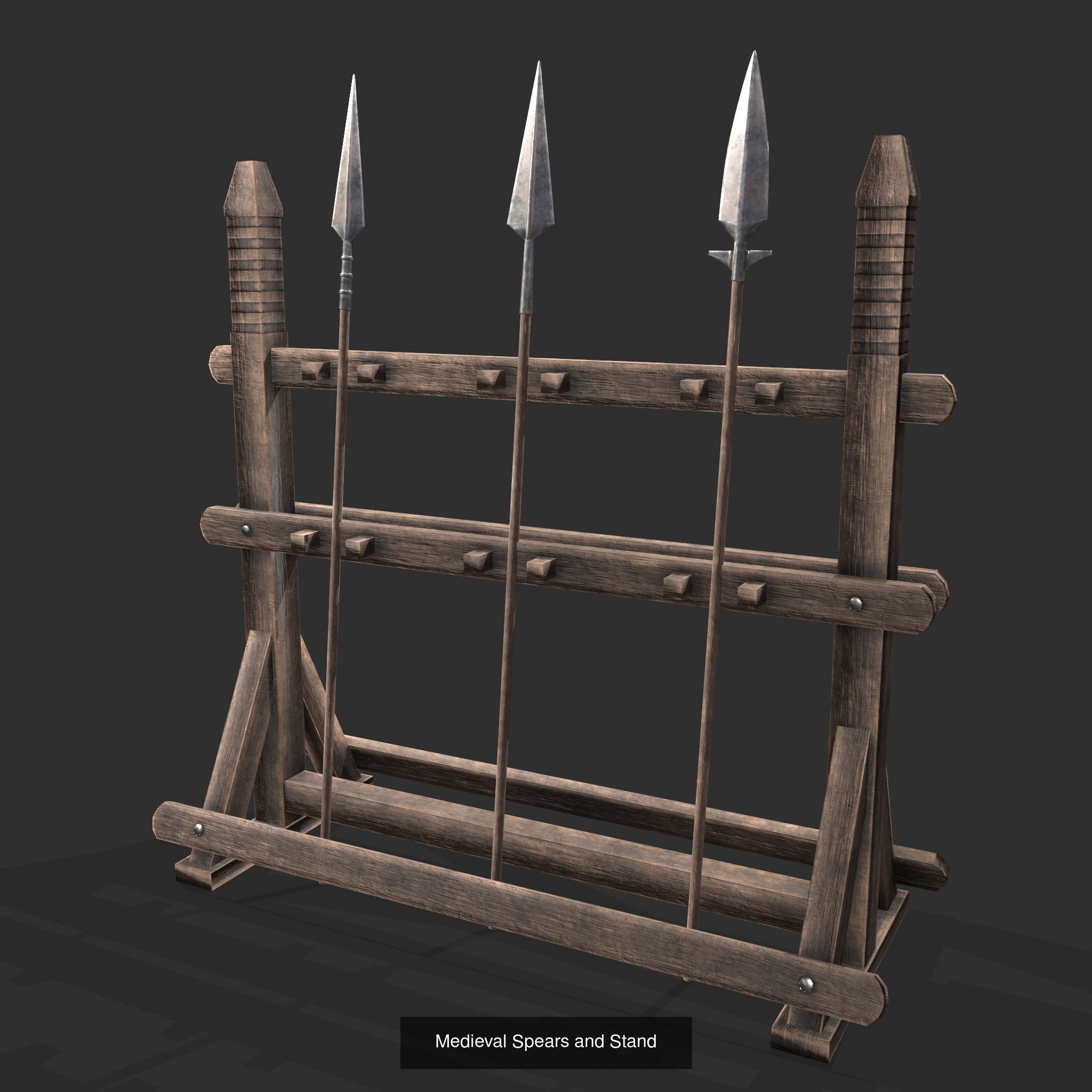 Medieval Prop Mix Sixty Six 3D Model Collection_24