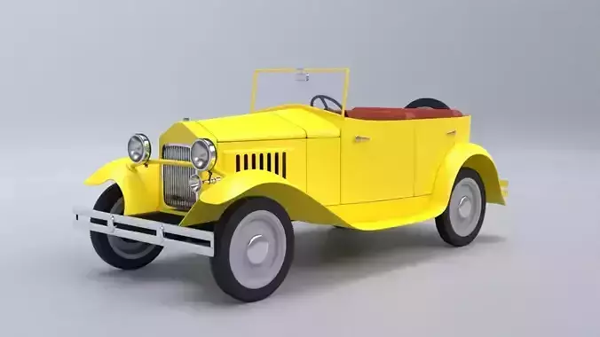 Old cartoon car