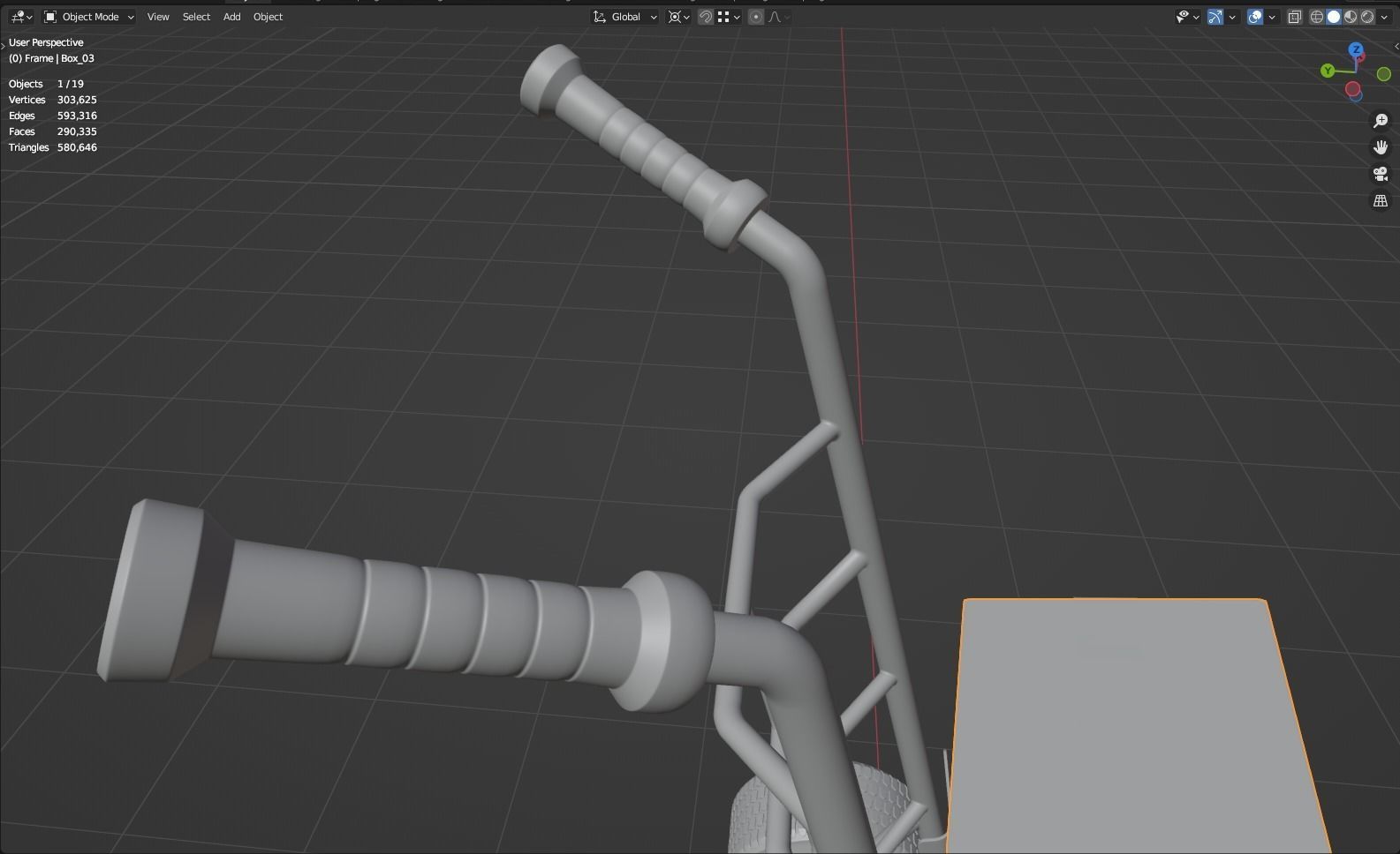 Hand Truck 3D model_18