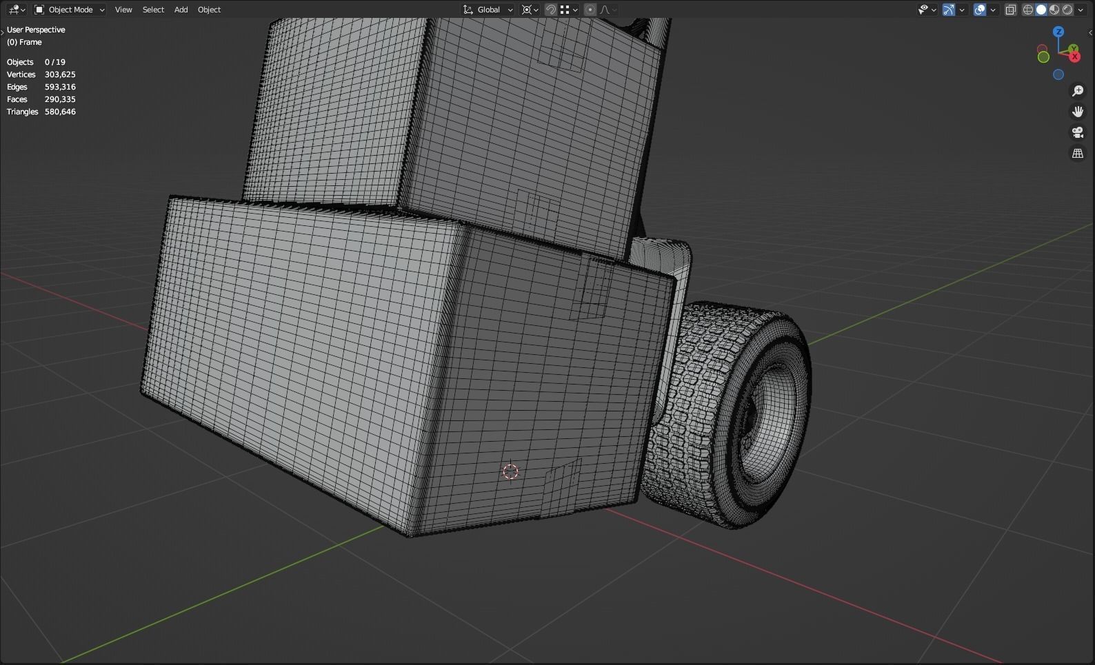 Hand Truck 3D model_13