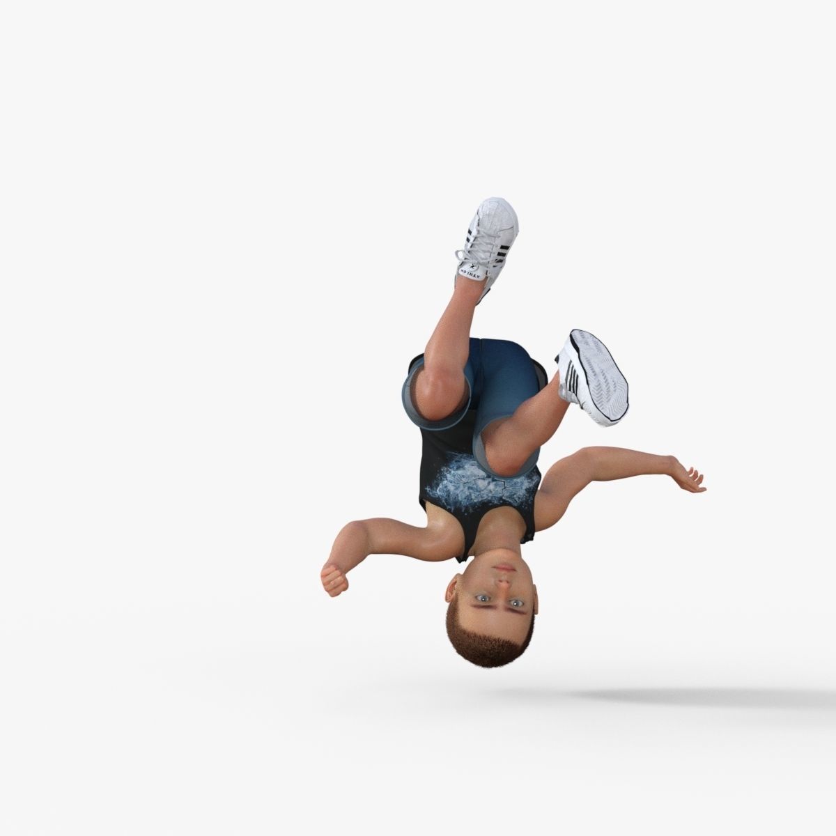 Sporty Kid 3D model_19