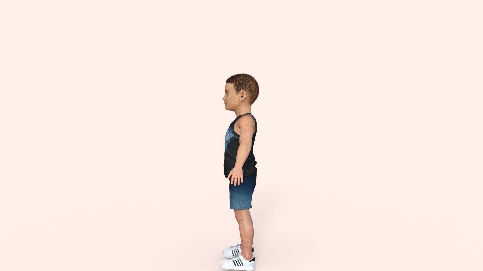 Sporty Kid 3D model_24