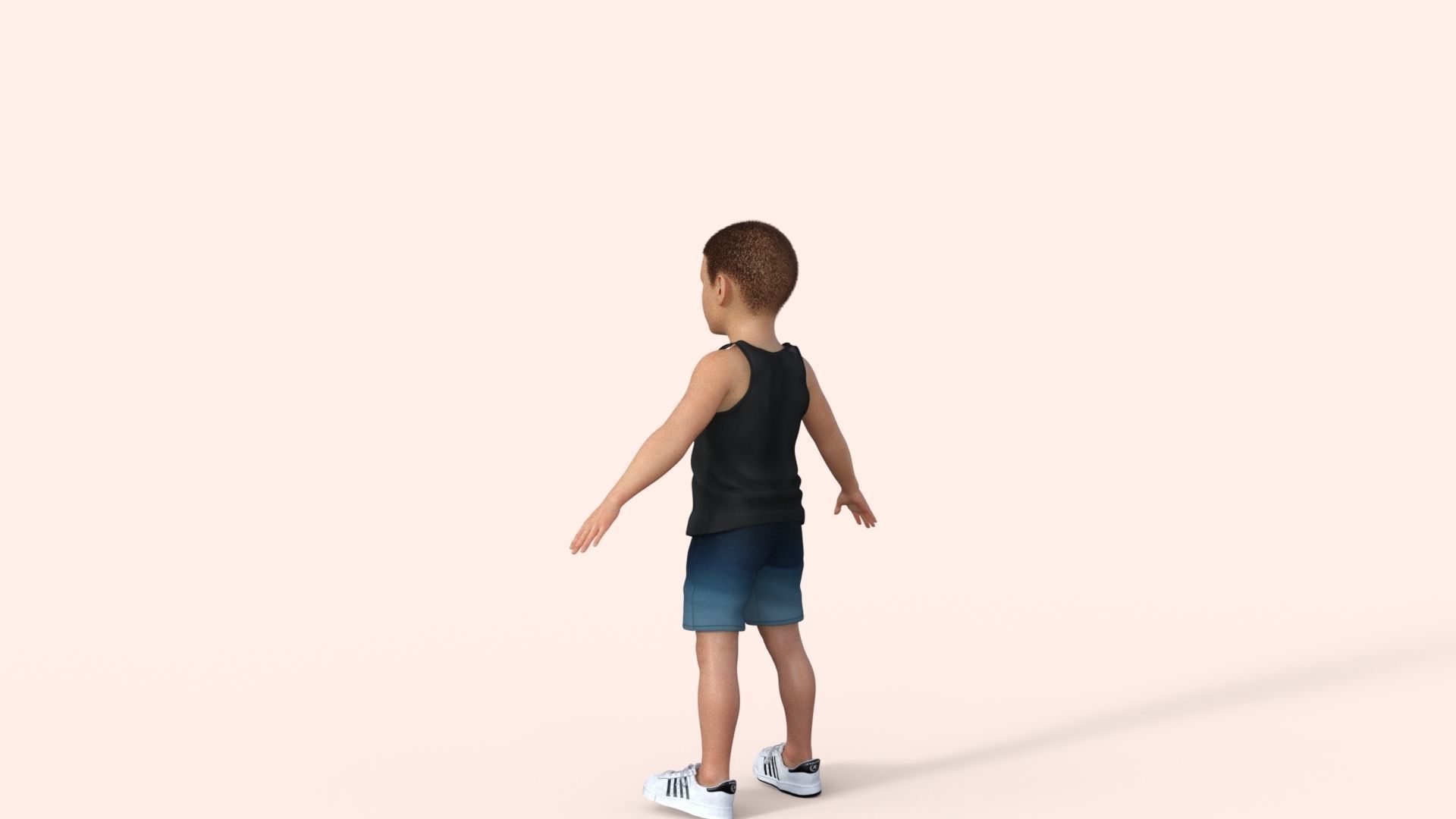 Sporty Kid 3D model_27