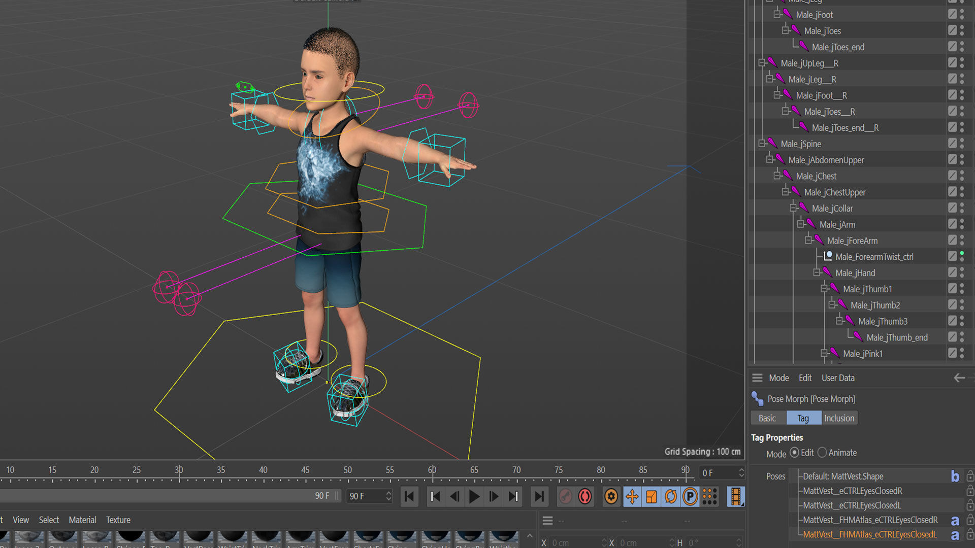 Sporty Kid 3D model_35