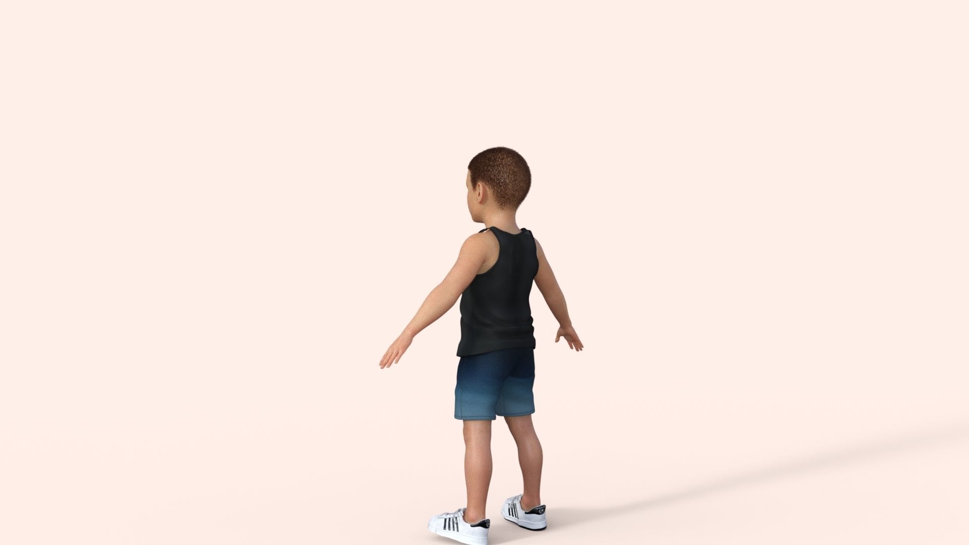Sporty Kid 3D model_28