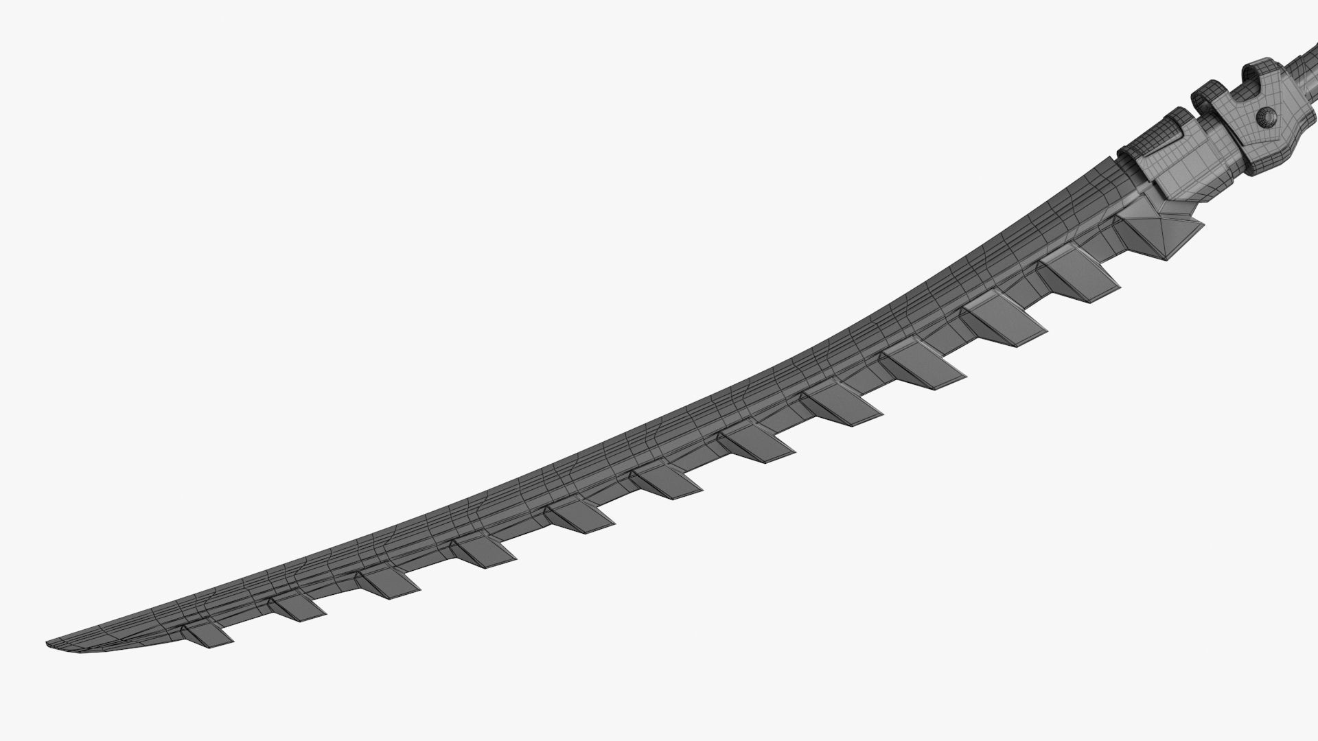 Fantasy Sci-Fi Sword Low-poly 3D model_18