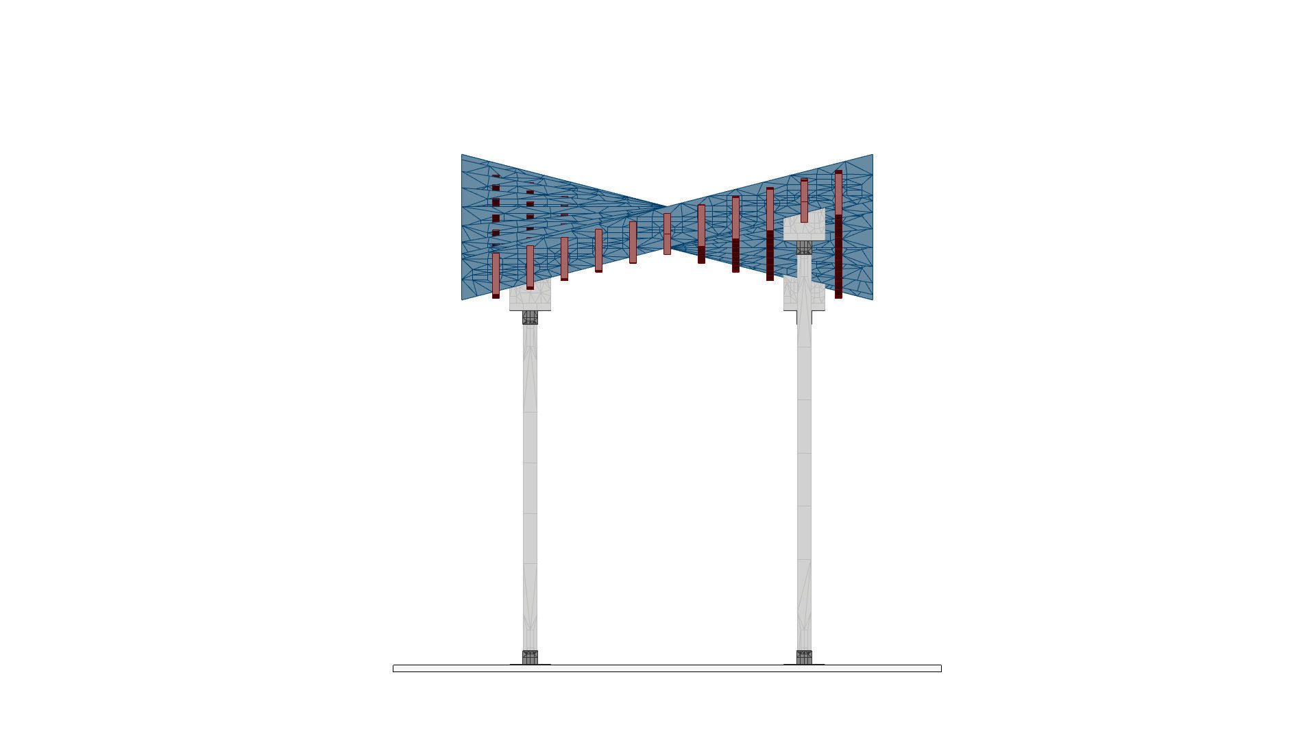 Wavy Parametric Pergola 01 3D model_45