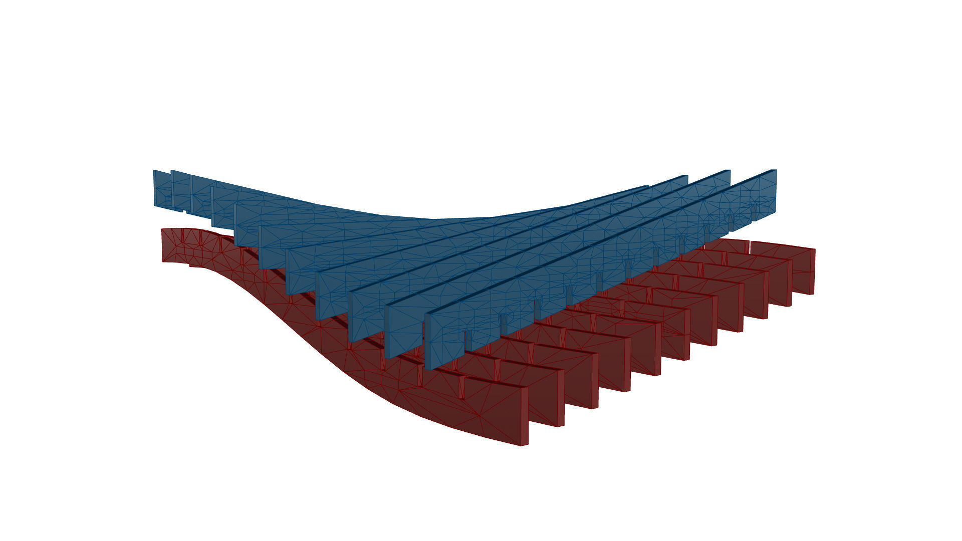 Wavy Parametric Pergola 01 3D model_49