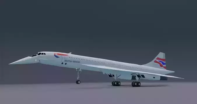 Concorde 3D model