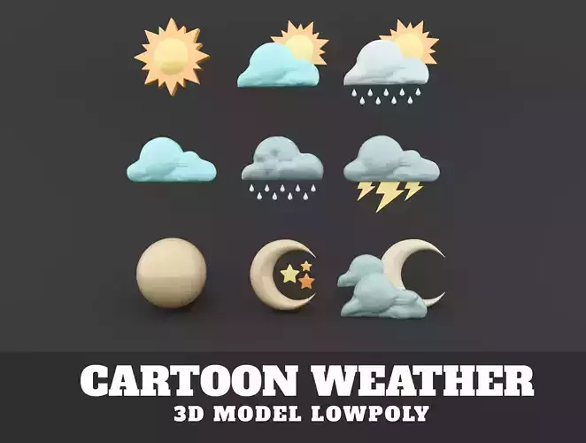 Cartoon Weather v001 