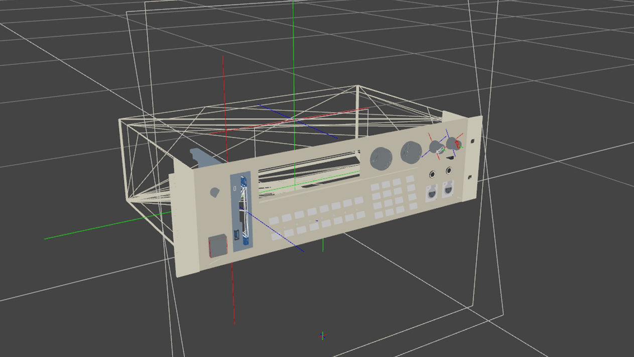 AKAI S-1000 Sampler 3D model_3