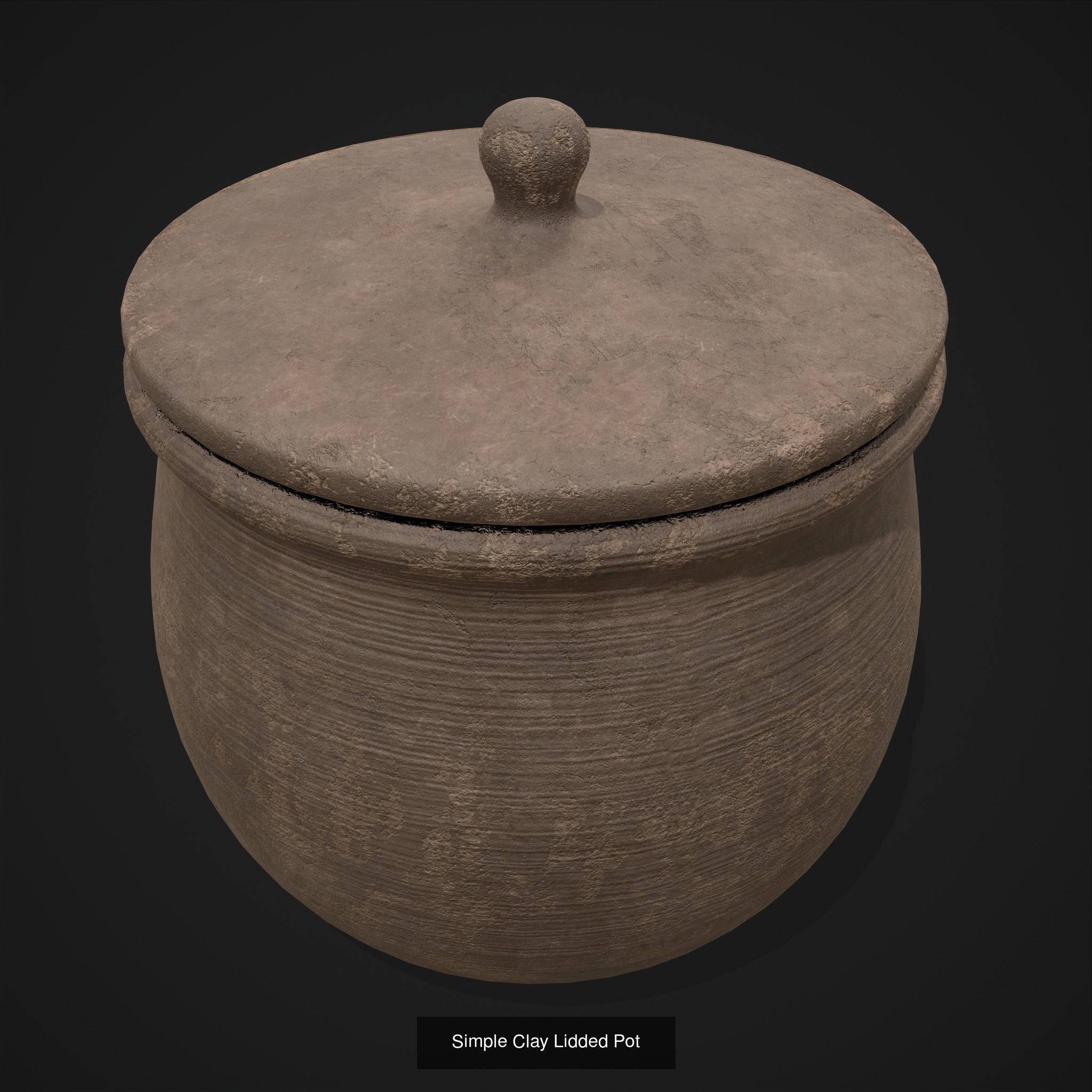 Medieval Pottery Mix 3D Model Collection_36