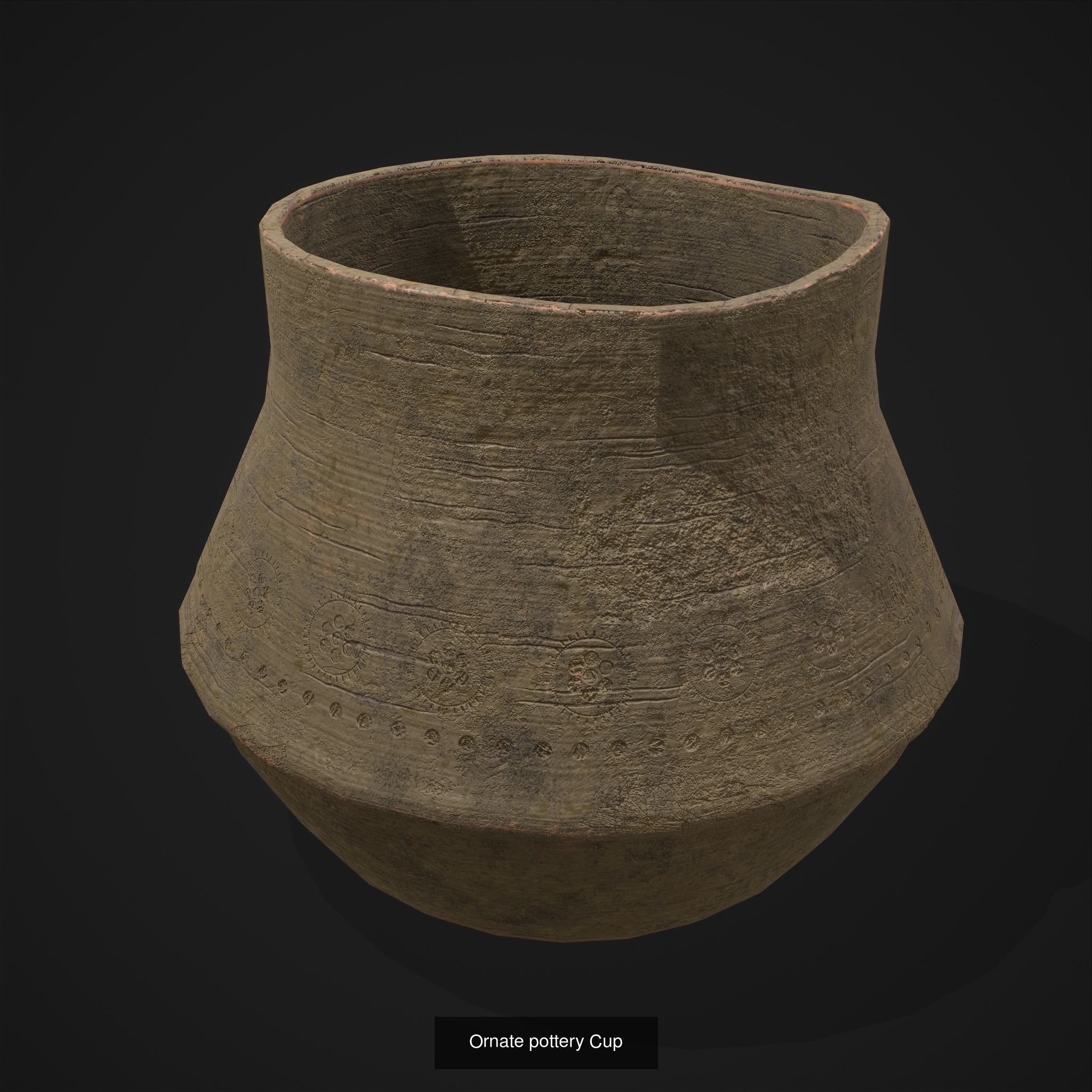 Medieval Pottery Mix 3D Model Collection_34
