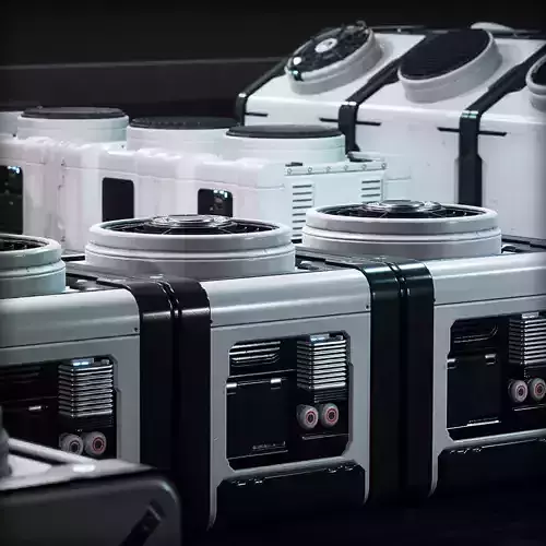 SciFi Roof Vent Props