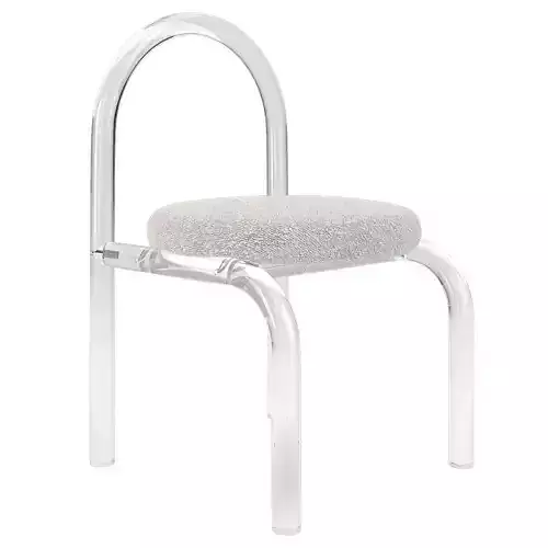 Celyse Acrylic Ghost Acrylic Chair 3D model