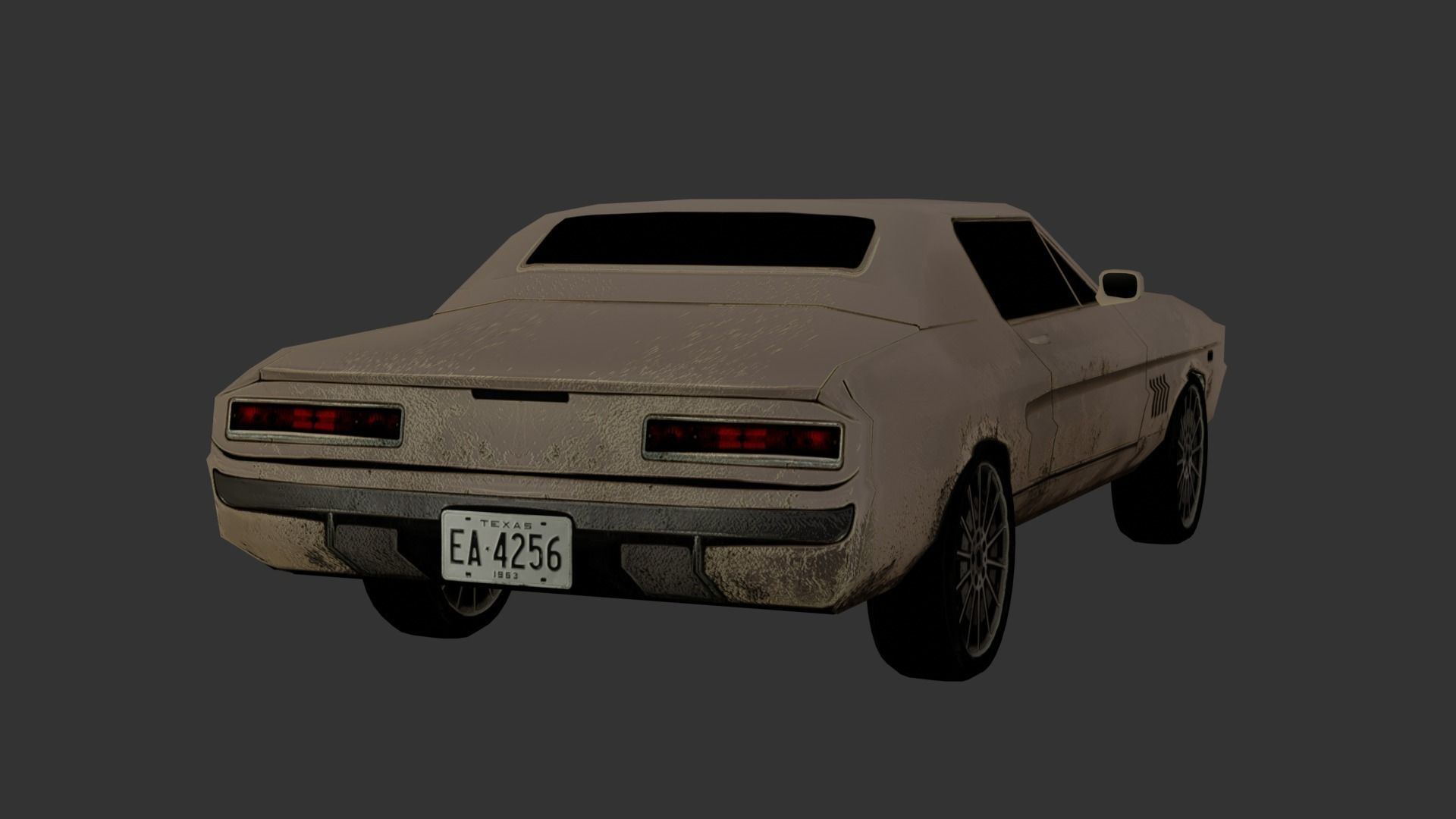 Cars Collection Lowpoly Low-poly 3D model_2