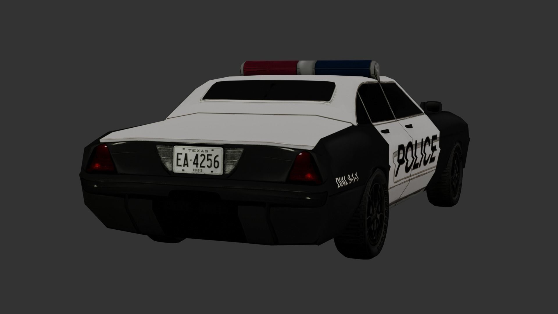 Cars Collection Lowpoly Low-poly 3D model_7